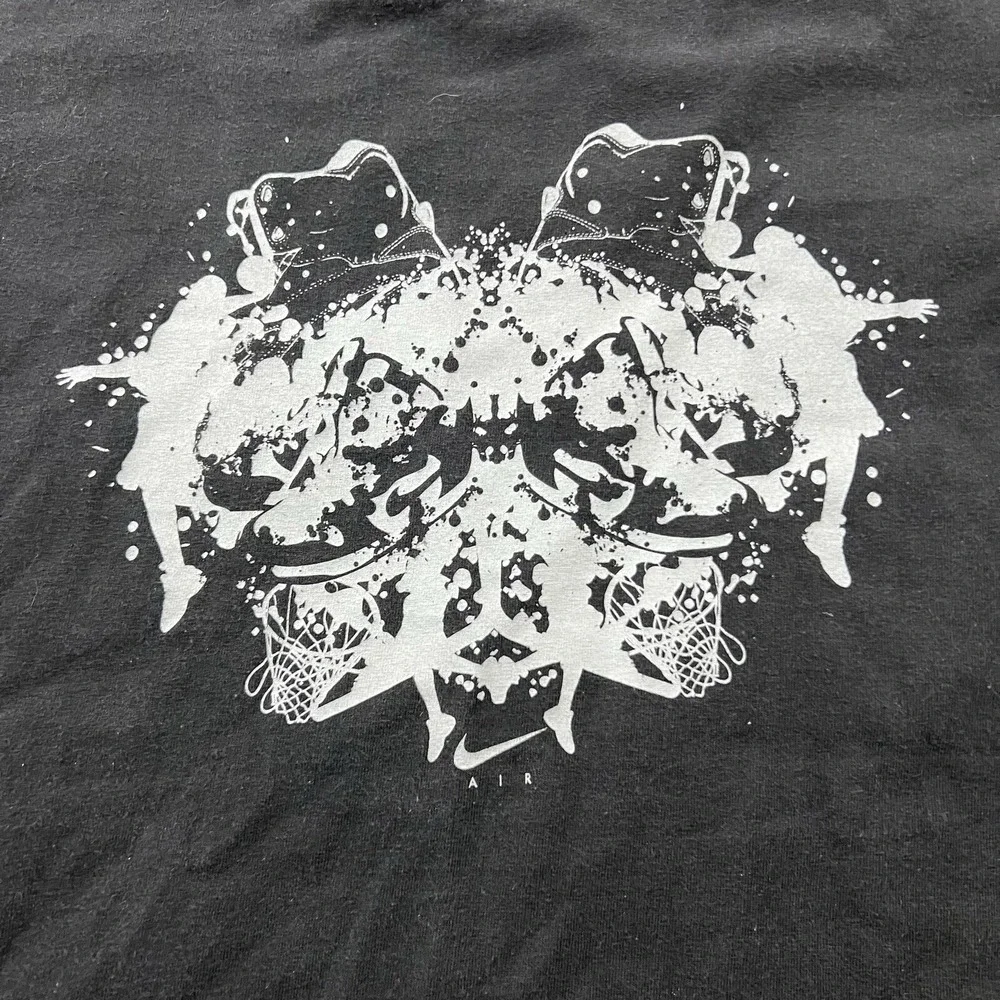 Vintage 2000s Y2K Nike Air Basketball T Shirt Mens XL Rorschach Jordan‎ Sneaker